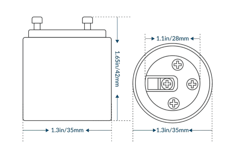 GU24 to Edison adapter thumbnail 2