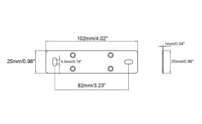 Suction top Mounting Kit For Architecture LED Linear Light thumbnail 2