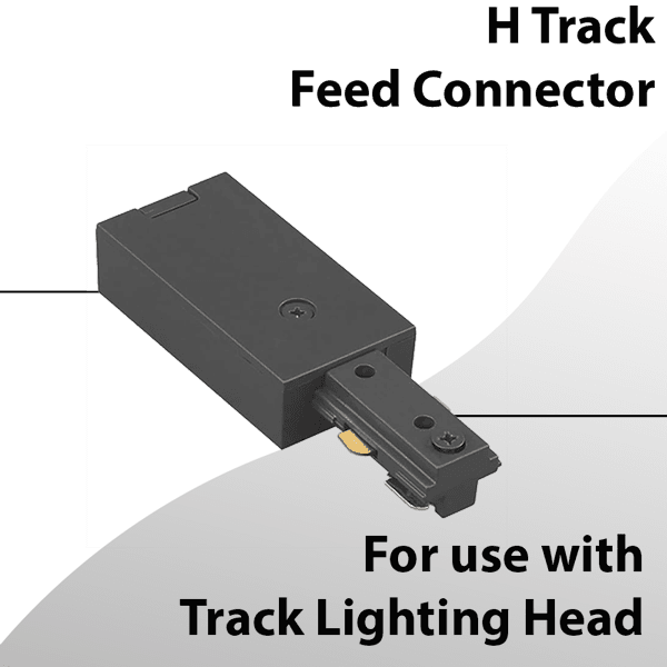 H Track 120V Live End Power Feed Connector