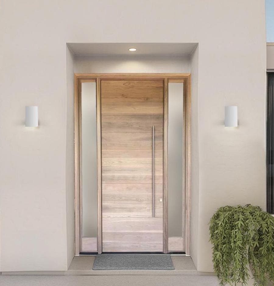 LED Wall Mount Cylinder Light 20/16/10W 3CCT 2800Lm Photocell White Finish thumbnail 6