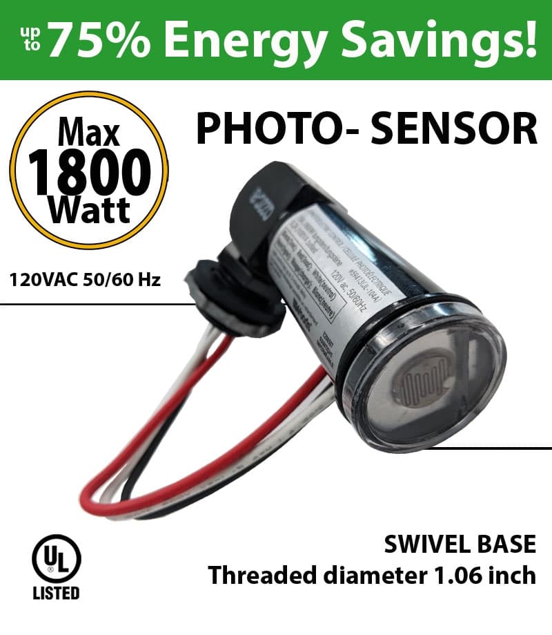 Swivel mount Photo Sensor - Max 1800W — image 1