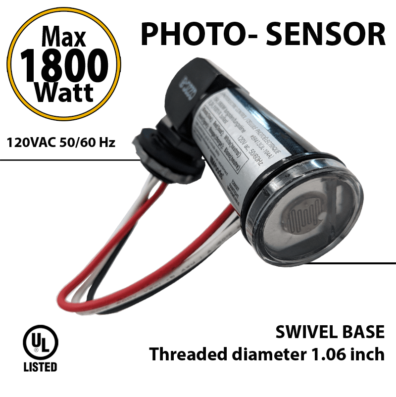 Swivel mount Photo Sensor - Max 1800W thumbnail 2
