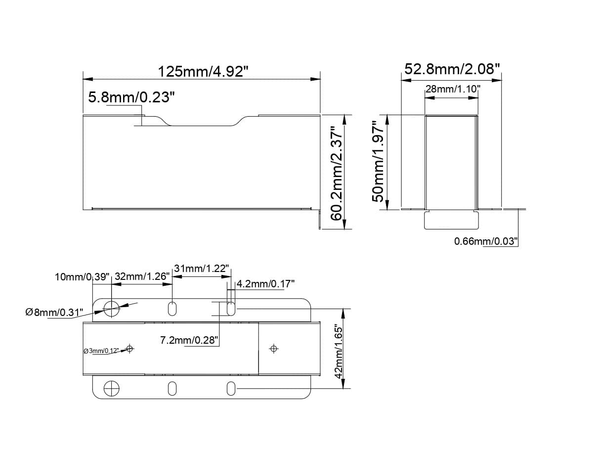 Recessed Mounting Kit For 2FT Architecture thumbnail 3