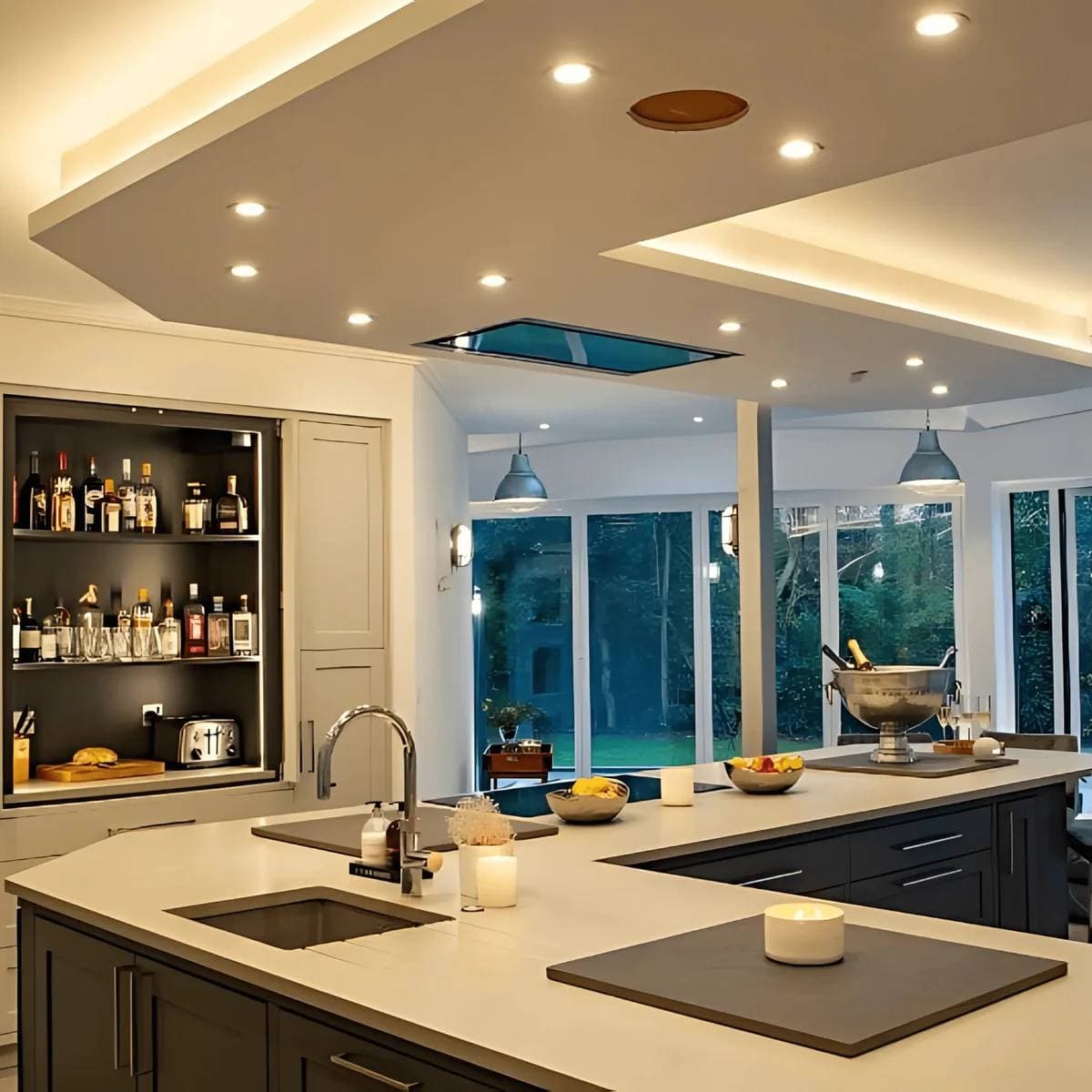 LED Downlight 6 inch Round Trim thumbnail 4