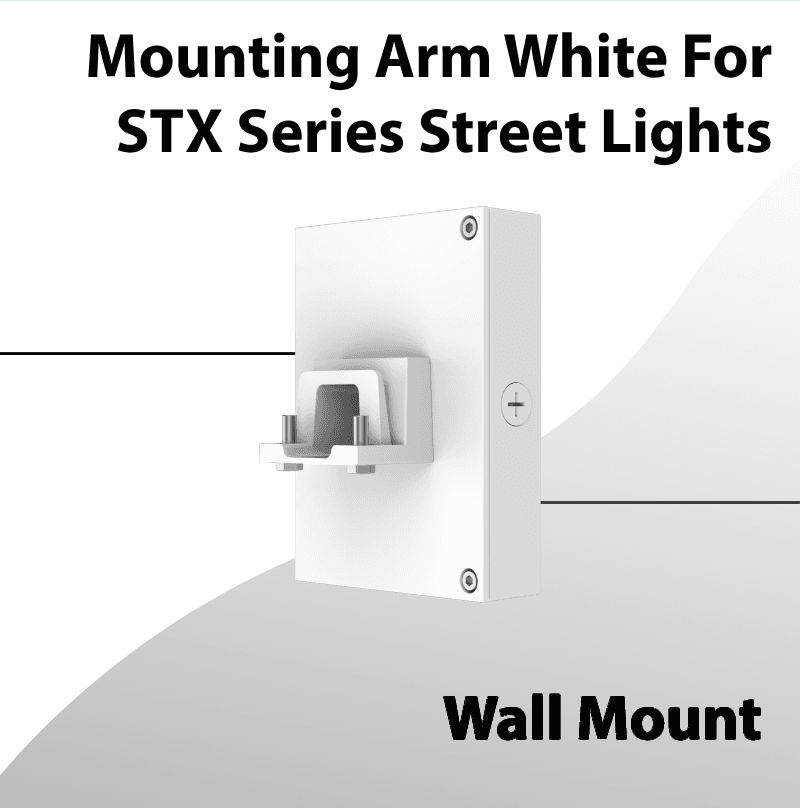 Wall Mount  for White STX Street Light