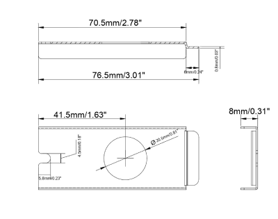 Recessed Mounting Kit For 2FT Architecture thumbnail 2