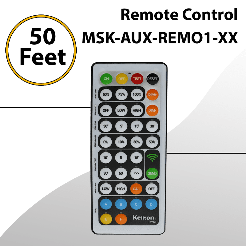 Remote Control for PIR Motion Sensor Photocell MSK-AUX-REMO1-XX — image 1
