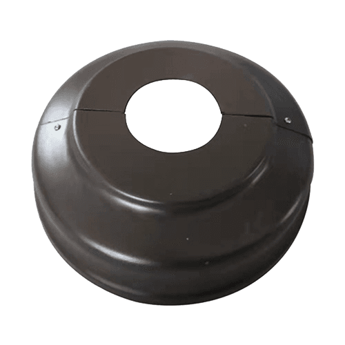 Light Post 10Ft Tall x 4 Inch 11G Wall Straight Round Steel Dark Bronze thumbnail 3