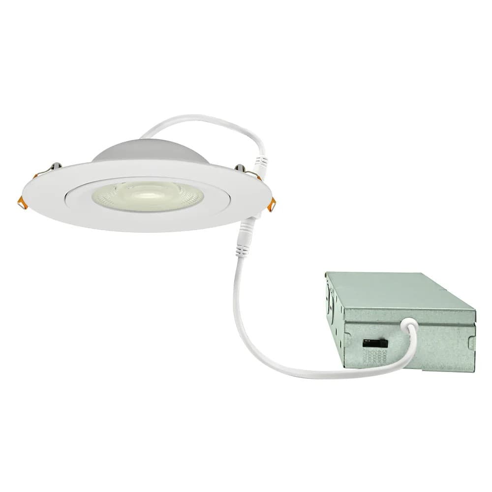 LED Gimbal Recessed Downlight 2" 5W Round Trim 27K to 50k Triac Dimmable thumbnail 2