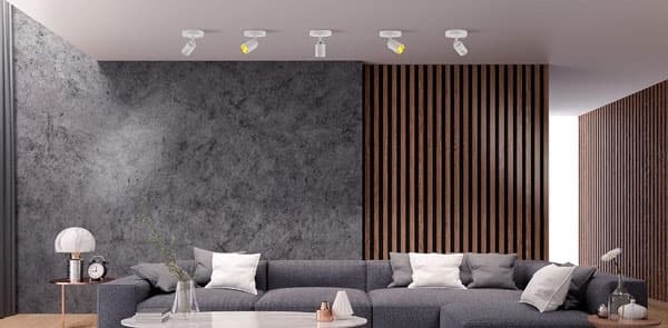 20W Adjustable Ceiling Spotlight: Modern White Aluminum | Bedroom & Hallway Wall Light thumbnail 3