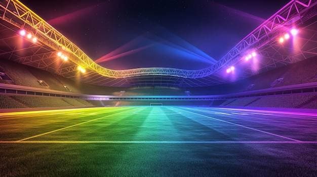 Stadium Lights Sports Lamp 600W RGBW DMX 98700Lm 200-480V IP66 thumbnail 2