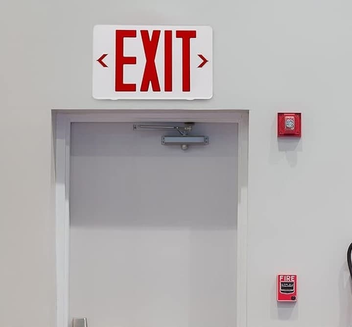 EXIT Light Lighted LED EXIT Sign Back Lit thumbnail 2