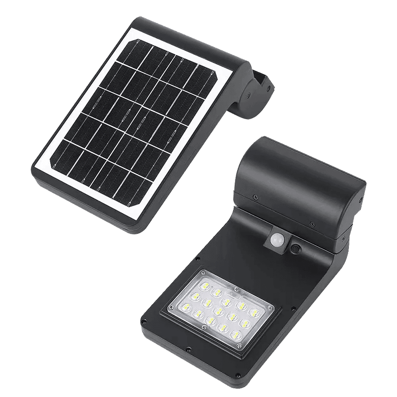 Solar Wall Pack, Wall Mount Smart Light Control 5W 560Lm Square thumbnail 3