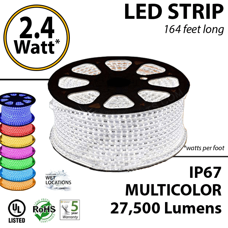 FIXTURE FOR SEATWALL ARCHES with 20' whip SJOOW for electrical connection and IP68 UL Type 6 box for driver and controller. IP64 aluminum profile with lens and IP68 LED RGB strip for 2 layers of protection. thumbnail 2