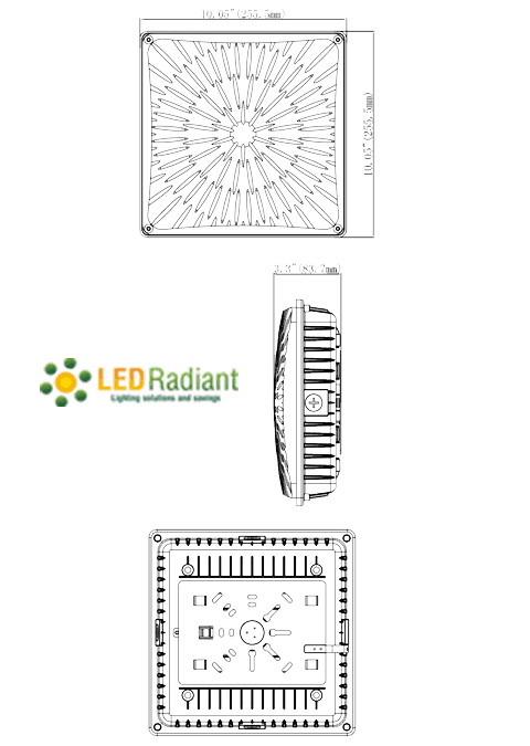 LED Garage Light | 65W 8200 Lumens 5000K  