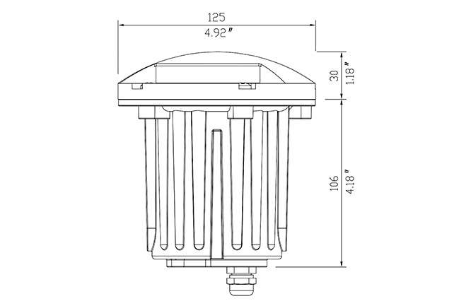 In Ground o Well Lights 2 Light Openings Each 90 Degree Oppossed