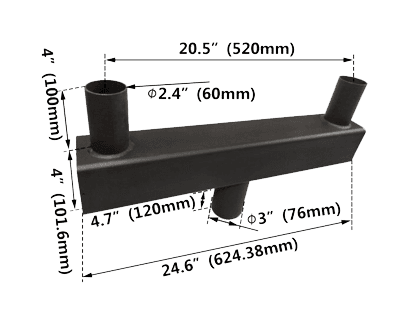 Bullhorn Low Profile 180 Degree