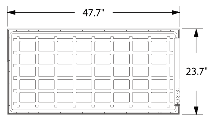 LED Panel Light 2x4 30-72W 10178Lm Back Lit 5CCT 30K-65K Motion Sensor 