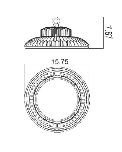 UFO LED Light High Bay 200W 32150 Lumen 5000K UL & DLC