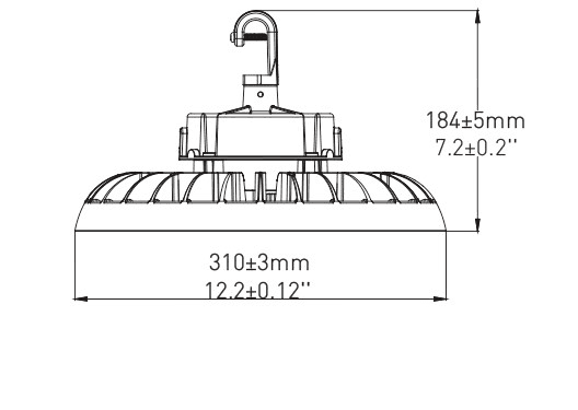 UFO LED Lights 240/200/150W Optional Motion Sensor 35943Lm 5000K