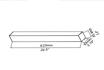 2FT Architecture 20 16 12 10W 5CCT Selectable LED Linear Light