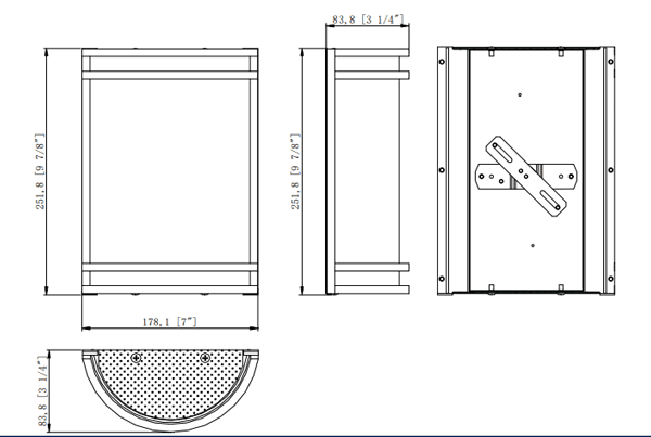 Led Wall Sconce 15W CCT selectable 3000 4000 5000