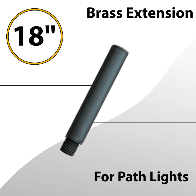 Brass Extension Raiser 18inch for Path lights