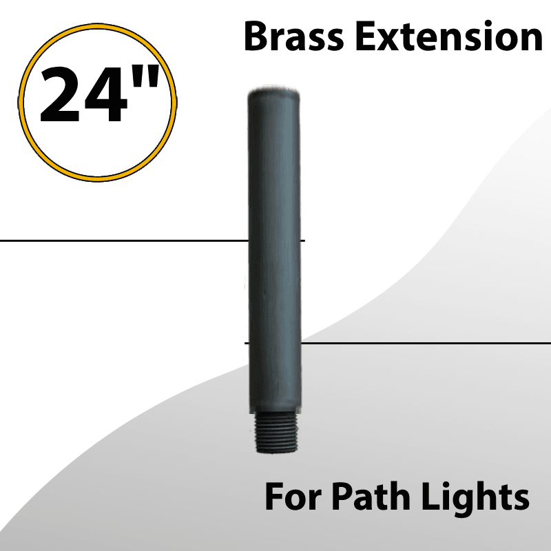 Brass Extension Raiser 24inch for Path lights
