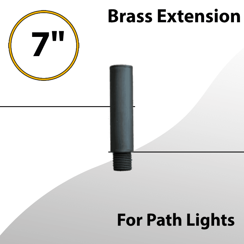 Brass Extension Raiser 7inch for Path lights