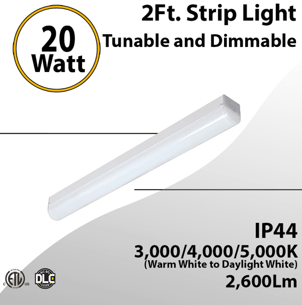 20W LED Tube Dimmable, Tunable, 2600lm - Efficient & Customizable Lighting Solutions