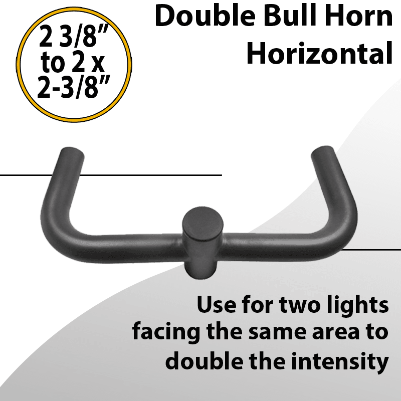 Double Bullhorn Horizontal Facing Same Side