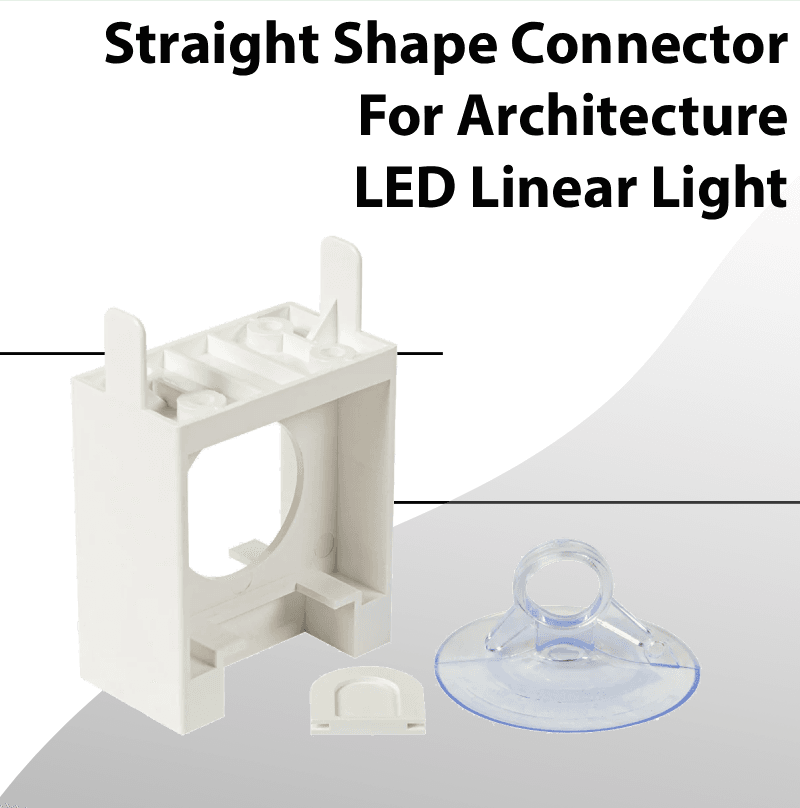 Straight Shape Connector For Architecture LED Linear Light