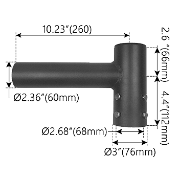 Single Spoke Bracket 90*